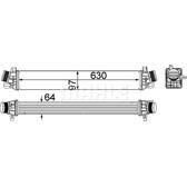 Intercooler MAHLE BEHR - CI 259 000P