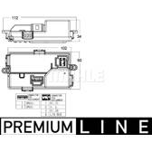 Interruttore ventola, Riscaldamento/Ventilazione MAHLE BEHR - ABR 68 000P