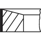 Jeu de segments de pistons MAHLE BEHR - 022 13 N0
