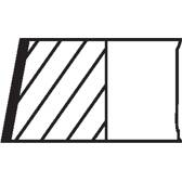 Jeu de segments de pistons MAHLE BEHR - 033 19 N0