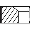 Juego de aros de pistón MAHLE BEHR - 001 01 N2