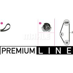 Kit de distribution + pompe à eau MAHLE BEHR - CPK 14 000P