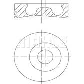Kolben MAHLE BEHR - 016 02 00