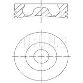 Kolben MAHLE BEHR - 016 07 00