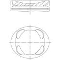Kolv MAHLE BEHR - 081 PI 00104 000
