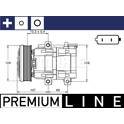 Kompressor, Klimaanlage MAHLE BEHR - ACP 855 000P