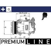 Kompressor, klimatanläggning MAHLE BEHR - ACP 54 000P