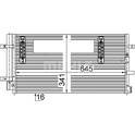 Kondensator, Klimaanlage MAHLE BEHR - AC 457 000S
