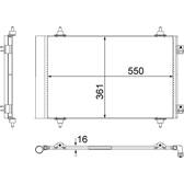 Kondensator, Klimaanlage MAHLE BEHR - AC 487 000S