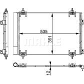 Kondensator, Klimaanlage MAHLE BEHR - AC 667 000P