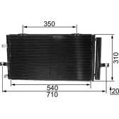 Kondensor, klimatanläggning MAHLE BEHR - AC 230 000S