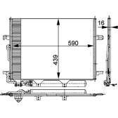 Kondensor, klimatanläggning MAHLE BEHR - AC 318 000P