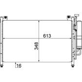 Kondensor, klimatanläggning MAHLE BEHR - AC 609 000S