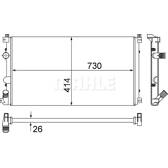 Kühler, Motorkühlung MAHLE BEHR - CR 1683 000S