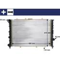 Kylare, motorkylning MAHLE BEHR - CR 520 000S