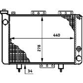 Kylare, motorkylning MAHLE BEHR - CR 616 000S