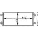 Low Temperature Cooler, intercooler MAHLE BEHR - CIR 22 000P