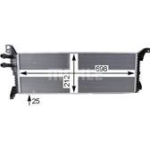 Low Temperature Cooler, intercooler MAHLE BEHR - CIR 9 000P
