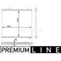 Low Temperature Cooler, intercooler MAHLE BEHR - CR 105 000P