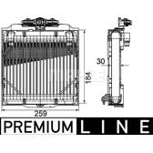 Oil Cooler, automatic transmission MAHLE BEHR - CLC 102 000P
