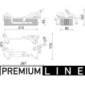 Oljekylare, automatisk transmission MAHLE BEHR - CLC 284 000P