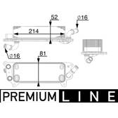 Oljekylare, automatisk transmission MAHLE BEHR - CLC 77 000P