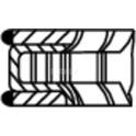 Piston Ring Kit MAHLE BEHR - 030 74 N0