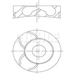 Piston MAHLE BEHR - 010 15 00