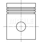 Piston MAHLE BEHR - 015 61 00