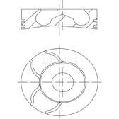 Piston MAHLE BEHR - 022 01 00