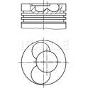 Piston MAHLE BEHR - 028 21 00