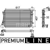 Radiador de aire de admisión MAHLE BEHR - CI 166 000P