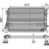 Radiador de aire de admisión MAHLE BEHR - CI 167 000P
