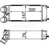 Radiador de aire de admisión MAHLE BEHR - CI 367 000S