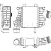 Radiador de aire de admisión MAHLE BEHR - CI 410 000P