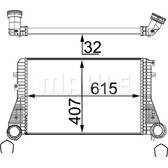 Radiador de aire de admisión MAHLE BEHR - CI 83 000S