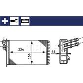 Radiador de calefacción MAHLE BEHR - AH 72 000S