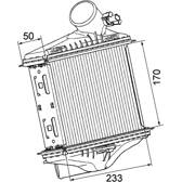 Radiador do ar de sobrealimentação MAHLE BEHR - CI 174 000P