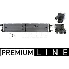 Radiateur basse température, intercooler MAHLE BEHR - CIR 1 000P