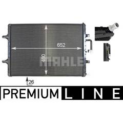 Radiateur basse température, intercooler MAHLE BEHR - CIR 2 000P