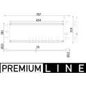 Radiateur basse température, intercooler MAHLE BEHR - CIR 35 000P
