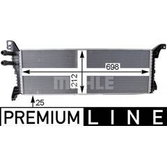 Radiateur basse température, intercooler MAHLE BEHR - CIR 9 000P