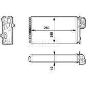 Radiateur chauffage MAHLE BEHR - AH 162 000S