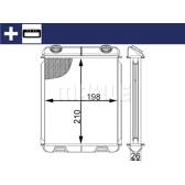 Radiateur chauffage MAHLE BEHR - AH 21 000S