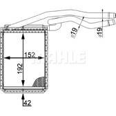 Radiateur chauffage MAHLE BEHR - AH 22 000S