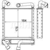Radiateur chauffage MAHLE BEHR - AH 253 000S