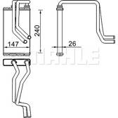 Radiateur chauffage MAHLE BEHR - AH 271 000S