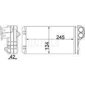 Radiateur chauffage MAHLE BEHR - AH 88 000S