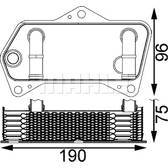 Radiateur d'huile de boite de vitesse automatique MAHLE BEHR - CLC 202 000S