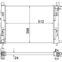 Radiateur MAHLE BEHR - CR 2166 001S